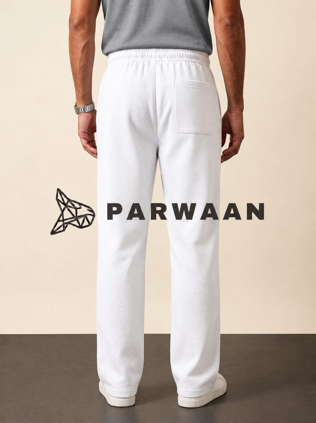 Best Comfy Pleated White Trouser For Casual Wear and Events.