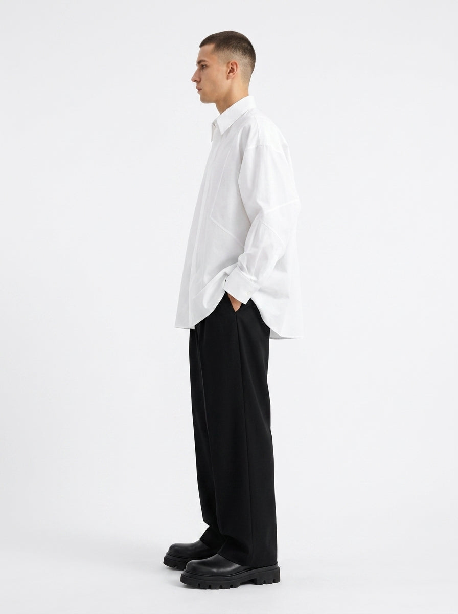 Best Comfy Pleated Navy Blue Trouser For Casual Wear and Events.