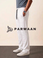 Best Comfy Pleated White Trouser For Casual Wear and Events.