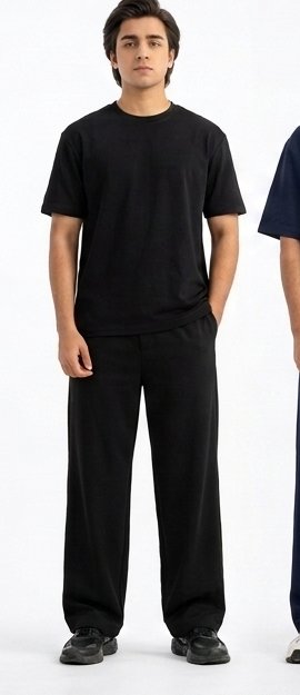 Best Comfy Pleated Black Trouser For Casual Wear and Events.