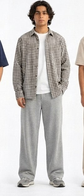 Best Comfy Pleated Grey Trouser For Casual Wear and Events.