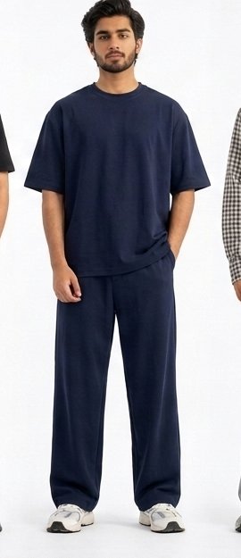 Best Comfy Pleated Navy Blue Trouser For Casual Wear and Events.