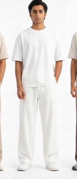 Best Comfy Pleated White Trouser For Casual Wear and Events.